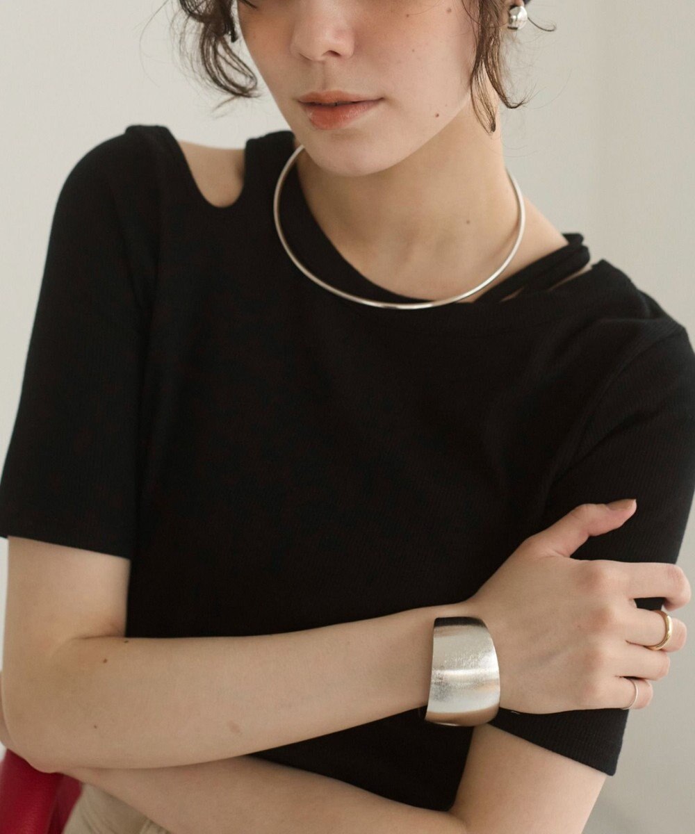 WEGO 【ANGIE VINTAGE】アシンメトリーカットアウトトップス 