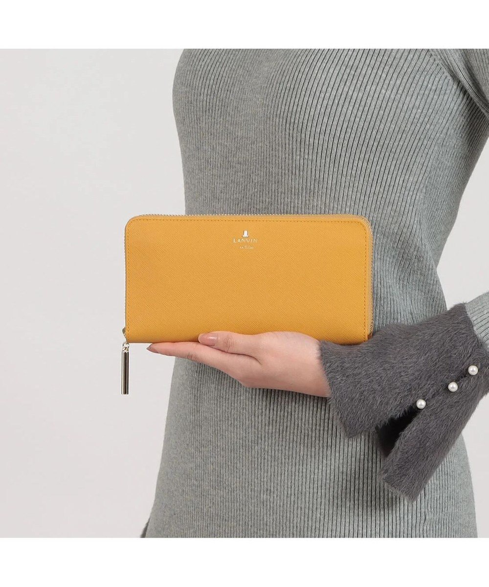 LANVIN en Bleu リュクサンブールカラー ラウンド長財布 