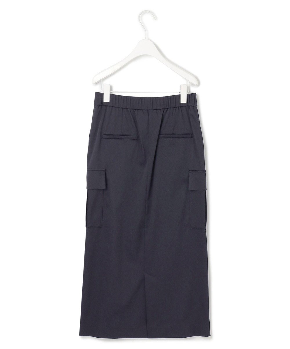 ICB L 【洗える】ウォームサテン カーゴスカート 