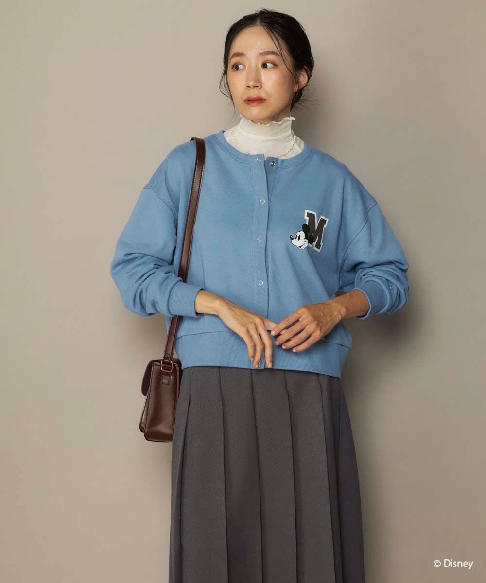 OP／FILA 【ocean pacific】ミッキー/裏毛カーディガン【Disney/ディズニー】 