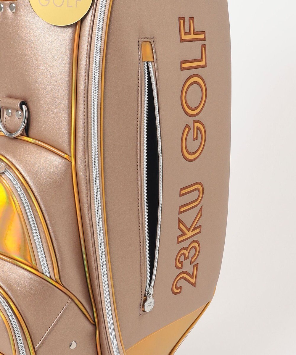 23区GOLF 主役級の華やかさ【UNISEX】ホログラム キャディバッグ 見た目・収納力・機能性抜群 ラウンドに最適！ 