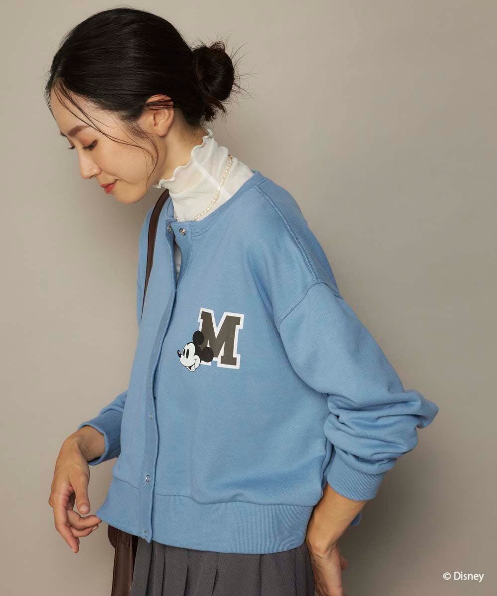 OP／FILA 【ocean pacific】ミッキー/裏毛カーディガン【Disney/ディズニー】 