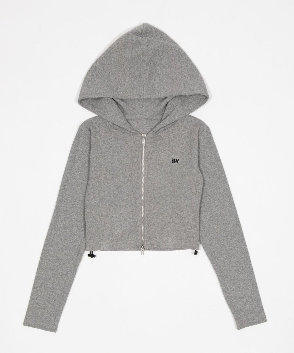 WEGO リブジップパーカー 