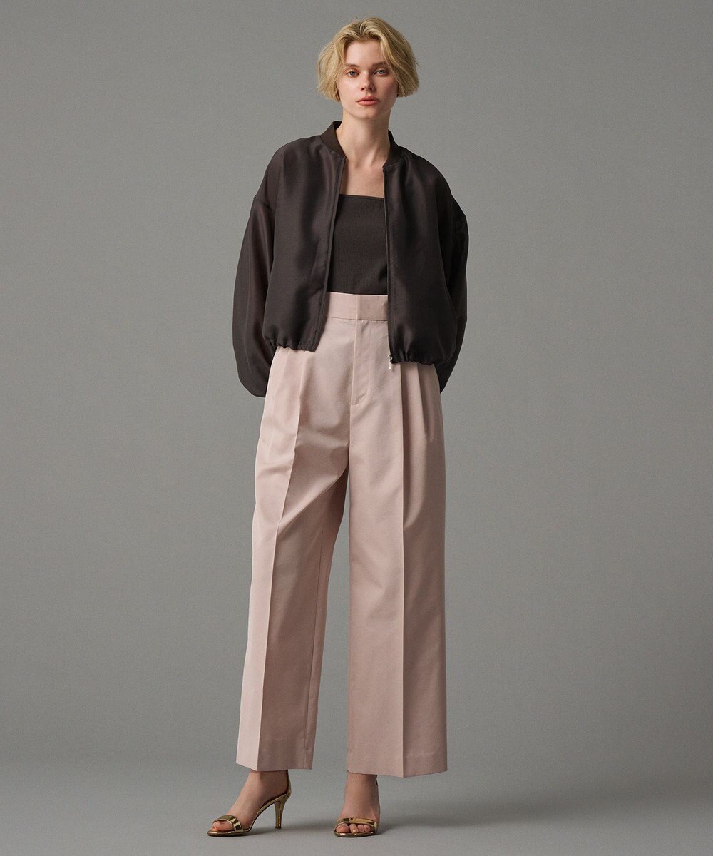 uncrave 【撥水・花粉防止・洗濯機洗い可】クリアツイル ワイドパンツ（uncrave STANDARD） 