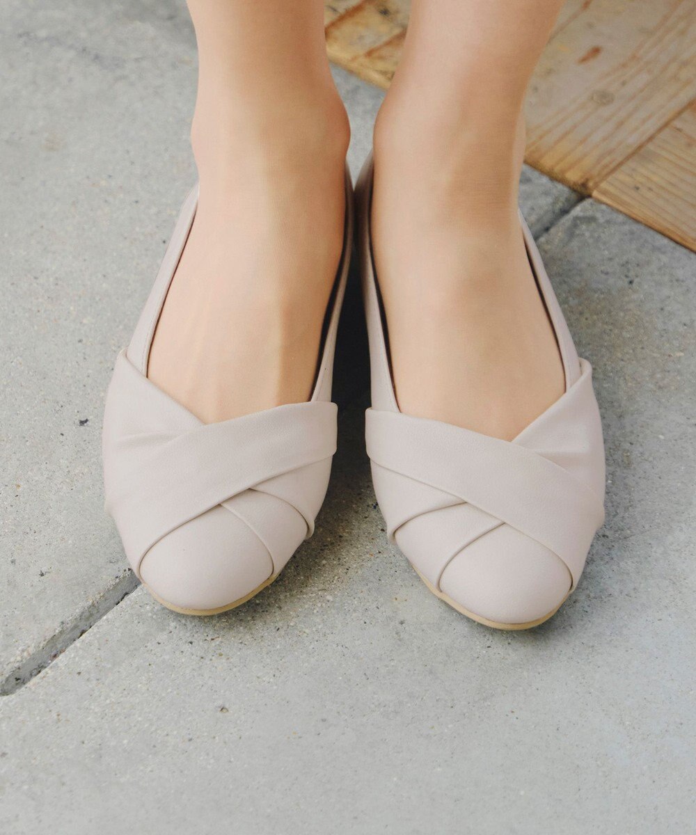 Tiaclasse 【安田美沙子さん/小倉優子さん着用】捻りデザインパンプス 