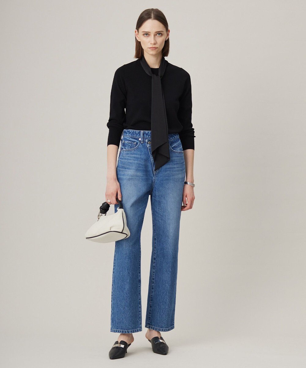 ICB 【CLASSY.1月号掲載・洗える】ウォーターリサイクルデニム カーブパンツ 