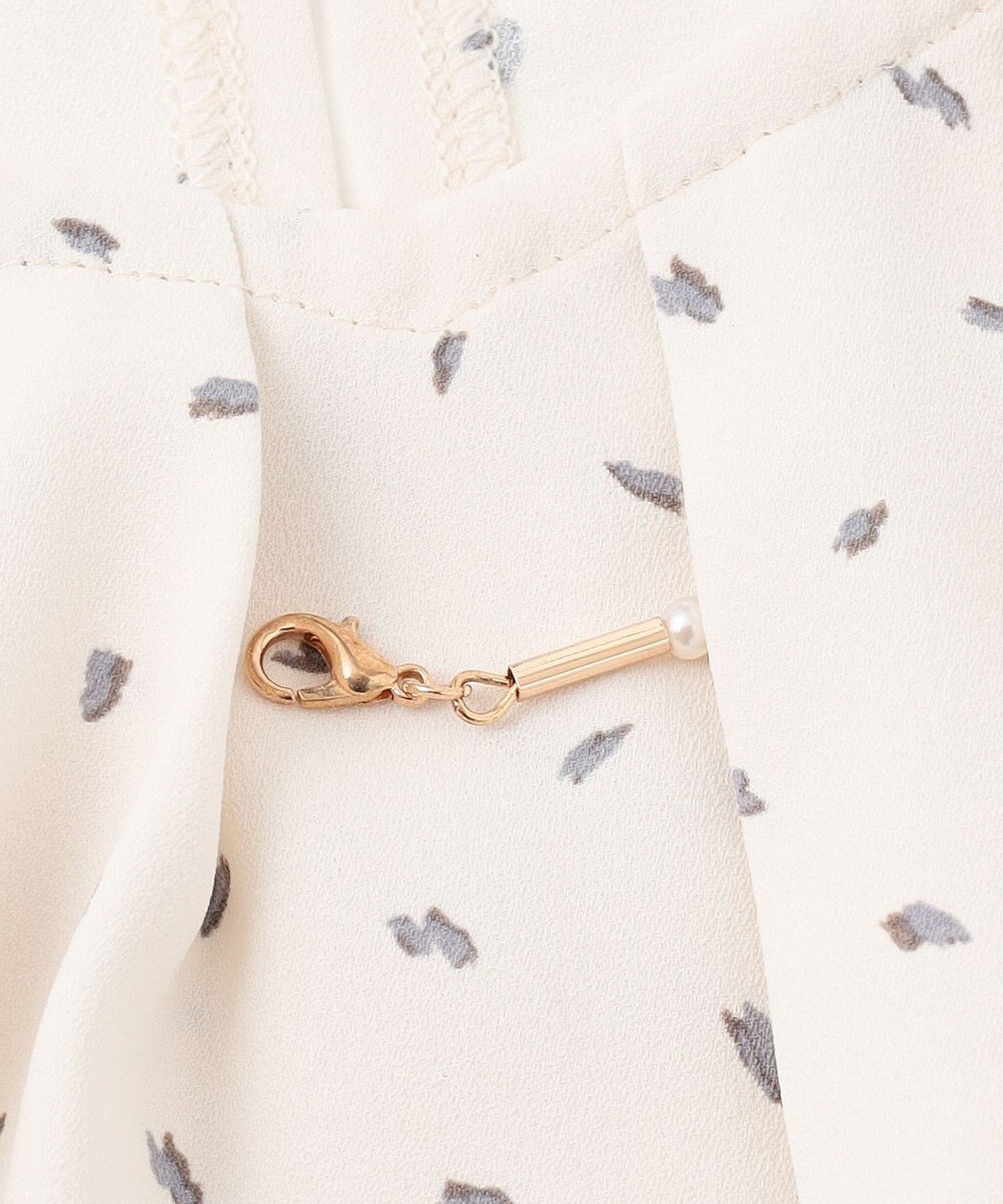 ANY SIS S 【洗える】ラッフルフレアビジュー ブラウス 