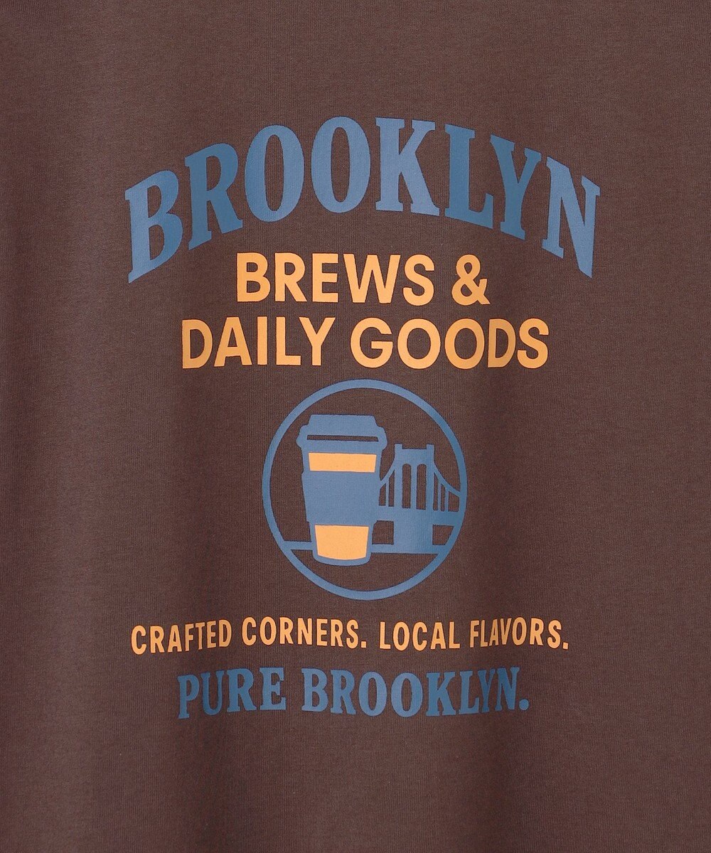 J.PRESS YORK STREET 【WOMEN】カフェロゴプリント Tシャツ 