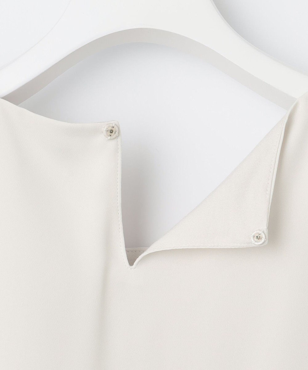 23区 S 【洗える】シルキーデシン ギャザー カットソー 