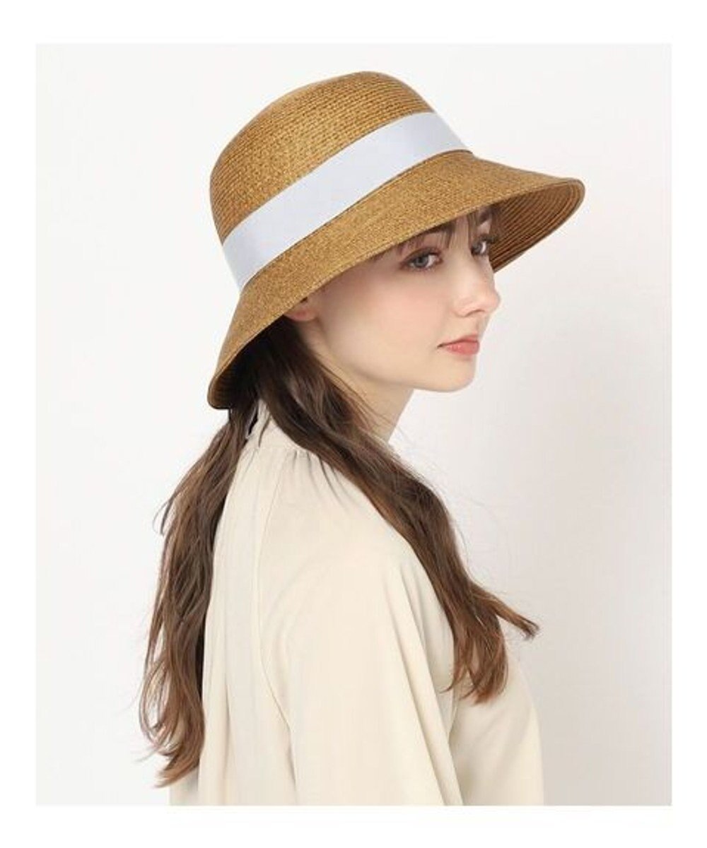 MOONBAT FURLA(フルラ) ペーパーブレードリボン巻きダウンハット サイズ調整可 