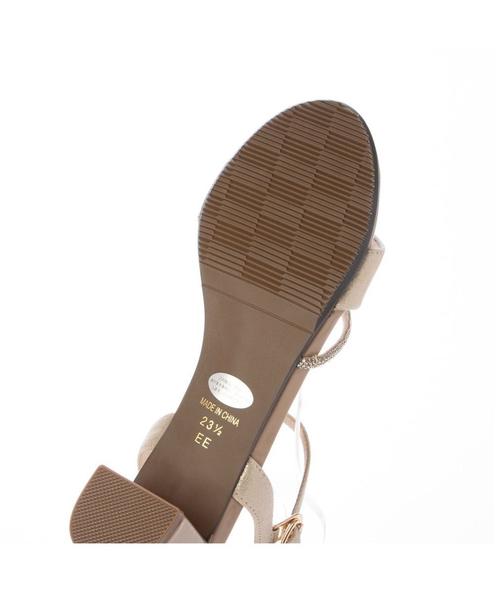 Riz raffinee <Riz raffinee>ラインストーン付サンダル 