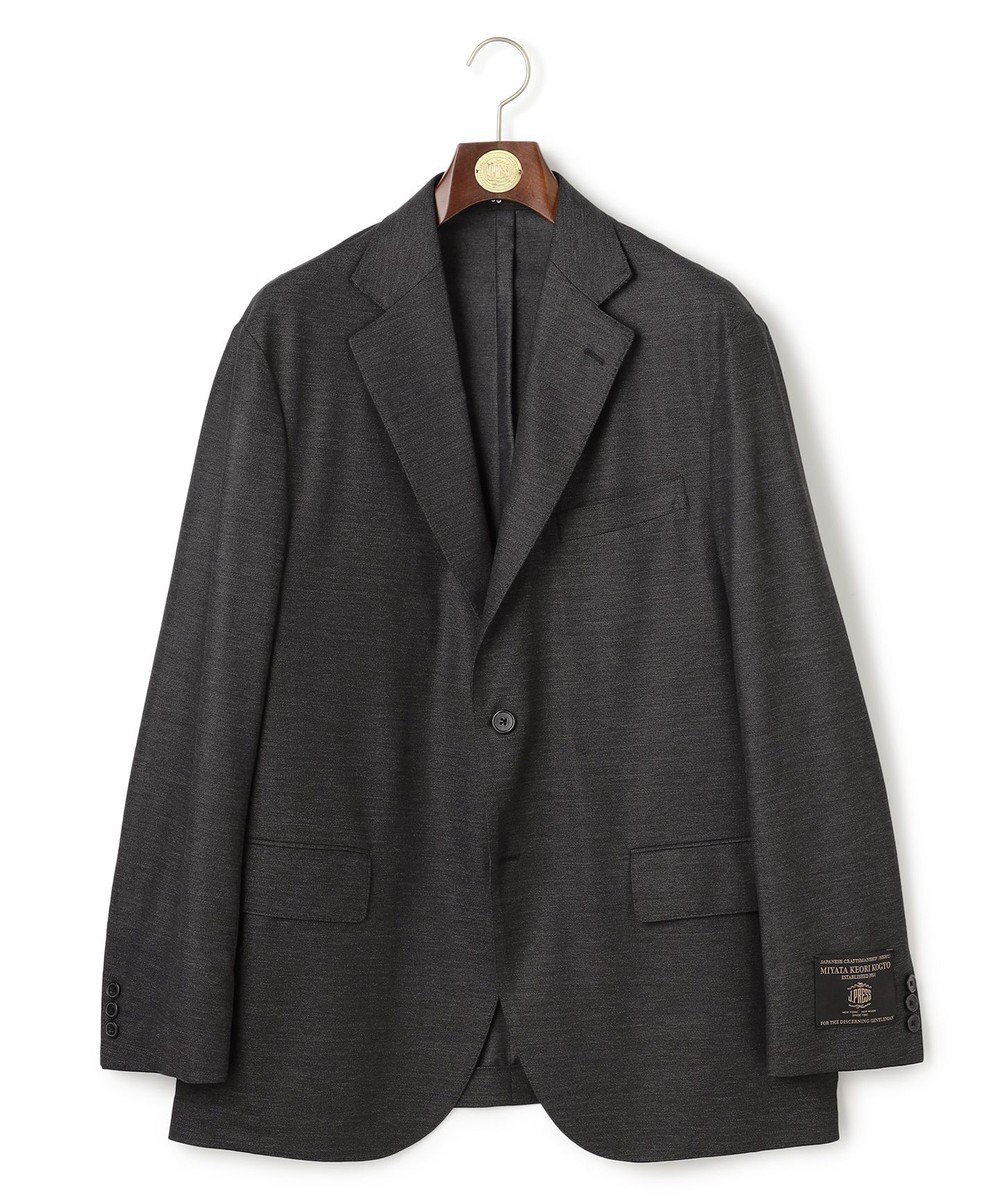 J.PRESS MEN 【KING SIZE / セットアップ対応】【J.PRESS-POOL WOOL】ジャージーセットアップ ジャケット 