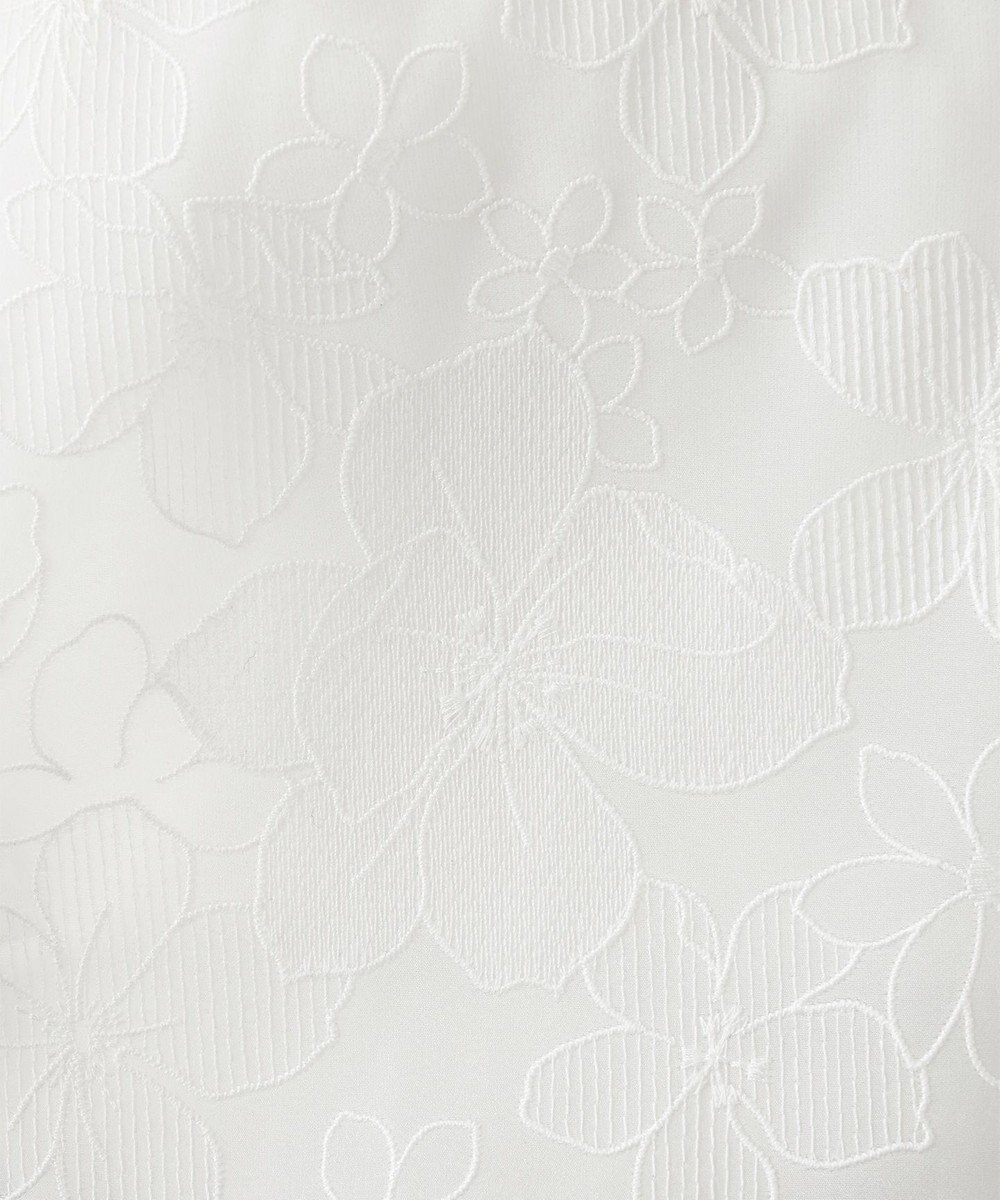 23区 【R(アール)】エンブロイダリーオーガンザ ブラウス 