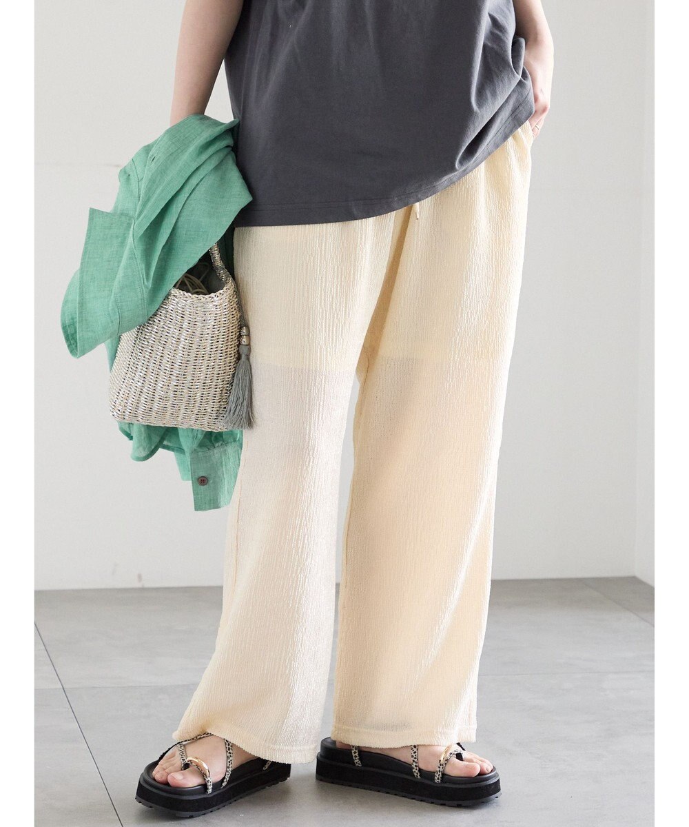 Te chichi カットクレープイージーパンツ《2026 SUMMER LOOK item》 