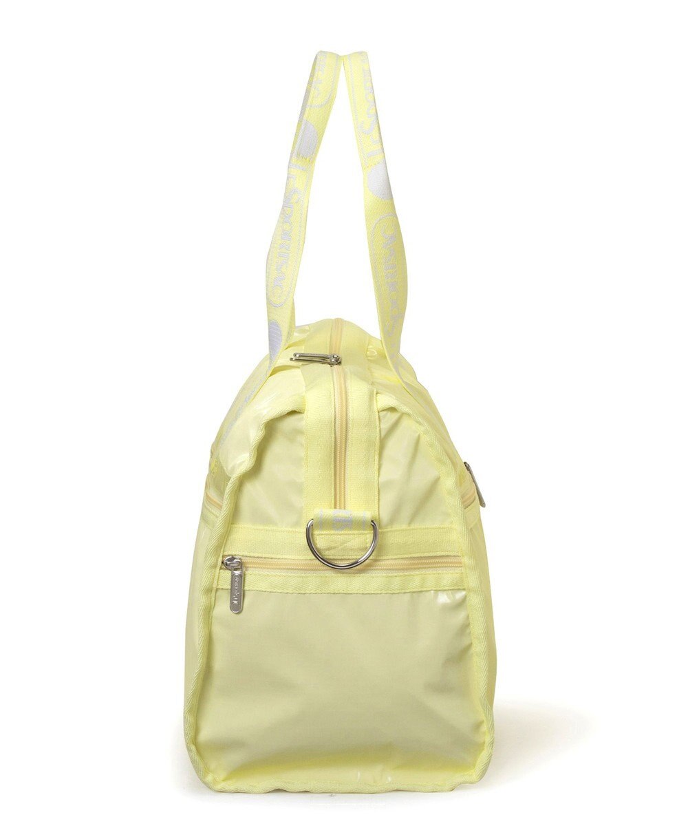 LeSportsac DELUXE MED WEEKENDER MH/ロゴジャガードライムスナイデル 