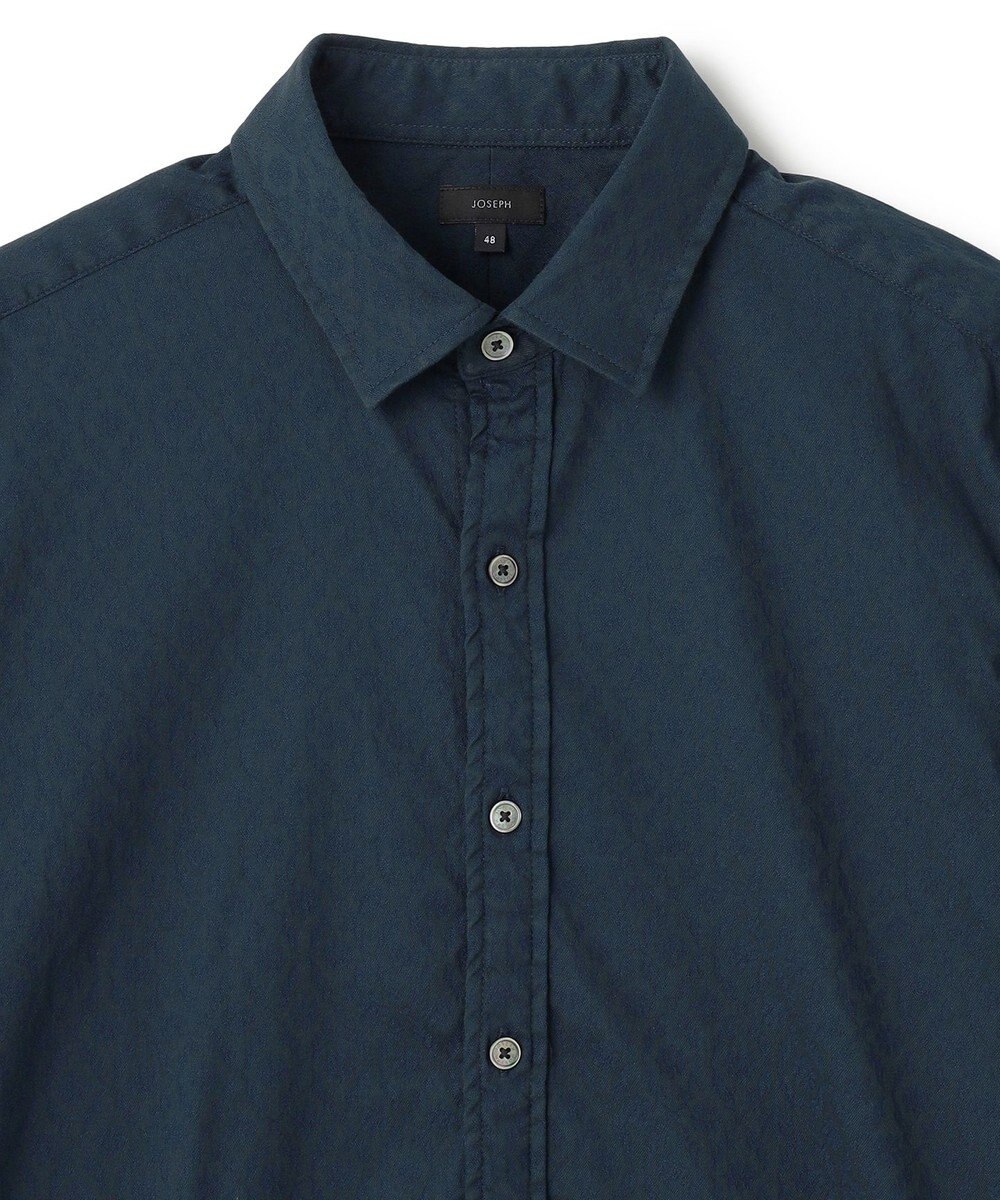 JOSEPH HOMME オーナメントジャガードストレッチ　レギュラーカラーシャツ 