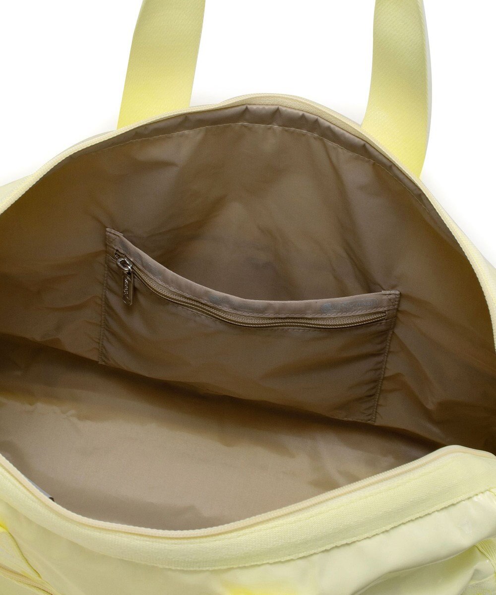 LeSportsac DELUXE MED WEEKENDER MH/ロゴジャガードライムスナイデル 