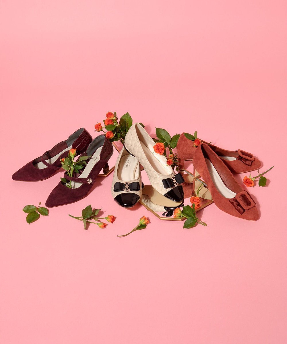 TOCCA BUCKLE RIBBON PUMPS パンプス 