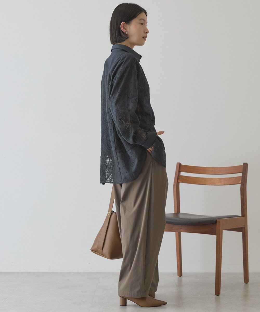 AMERICAN HOLIC レースパッチワークシャツ 