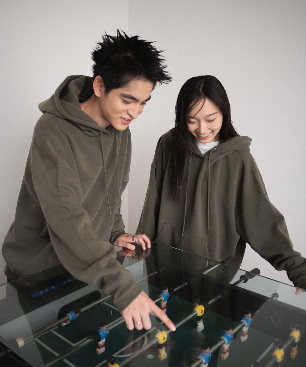 WEGO 【ユニセックス着用ITEM/MLXLサイズ展開/新色追加/裏起毛】スウェットプルパーカー 