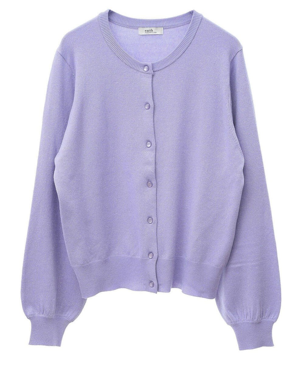 earth music&ecology アンジェリーナラメカーディガン 
