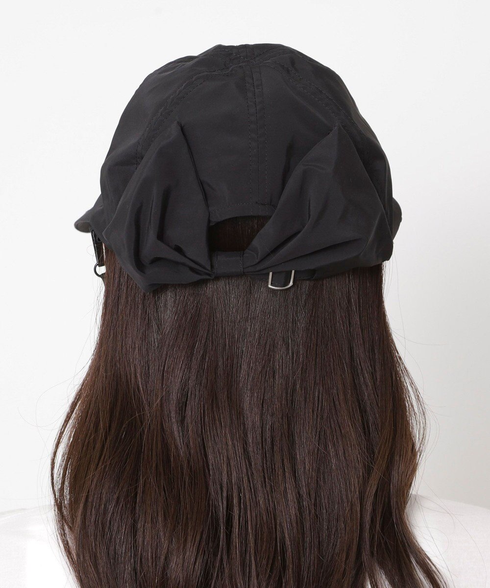 MOONBAT 【遮光100％/UVカット100％】フワクール (Fuwacool)  日差しを完全遮断バッククリボンワイドキャップ　遮光100　UV100 