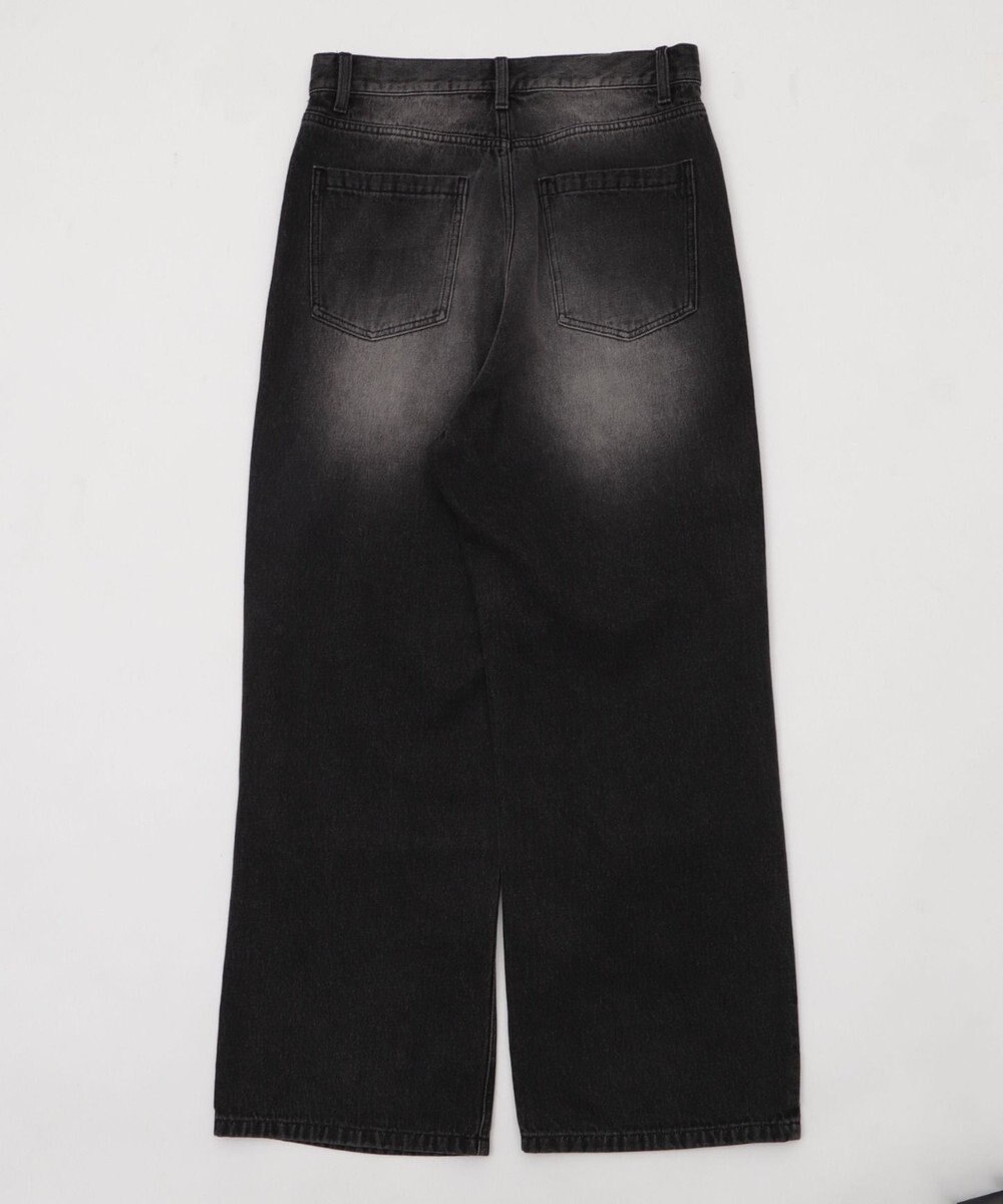 WEGO 【S～Lサイズ展開/ウエスト調整可】パラシュートデニムパンツ 
