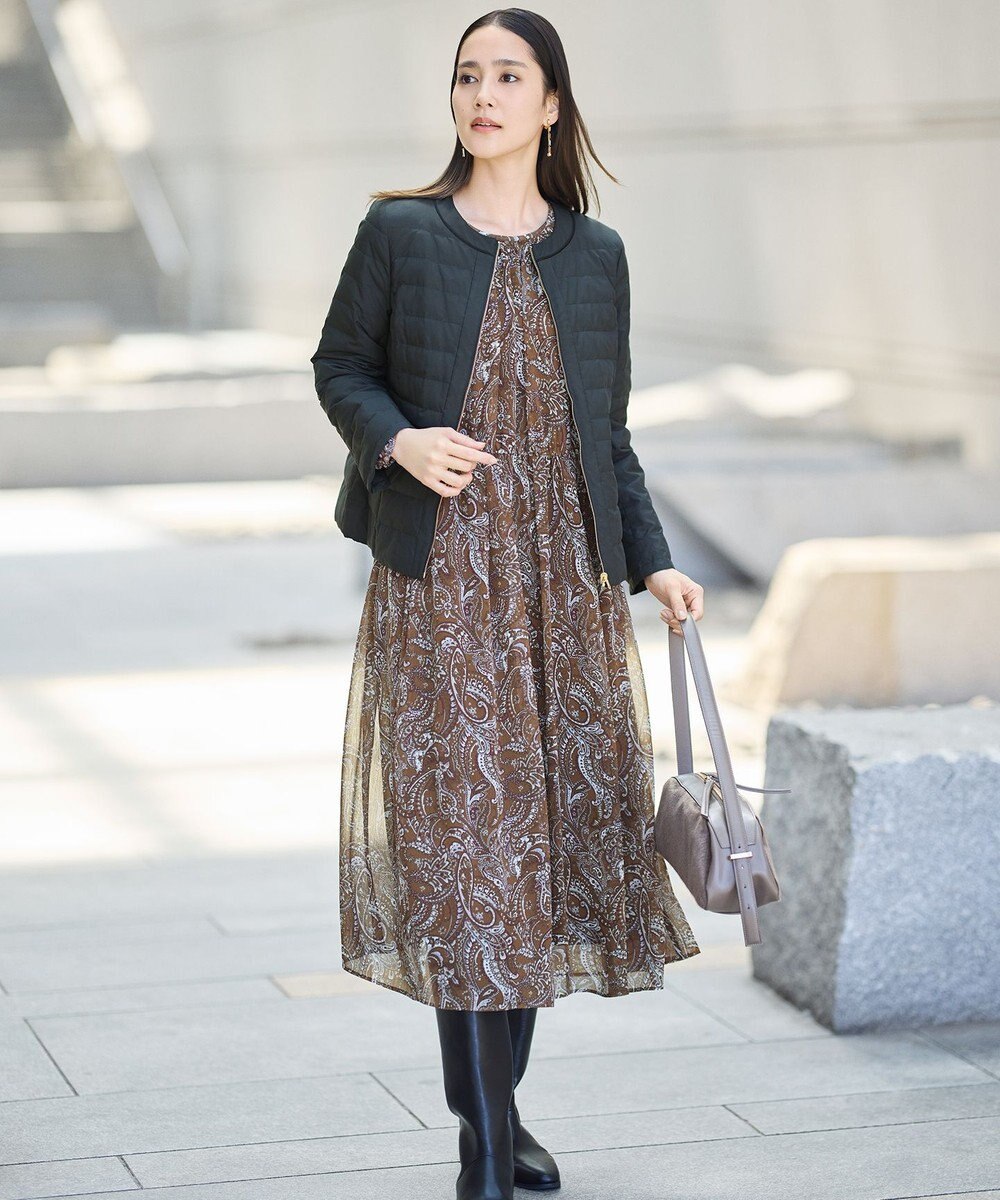 自由区 【SHIHOさん着用】ストレートインヒールロング ブーツ 