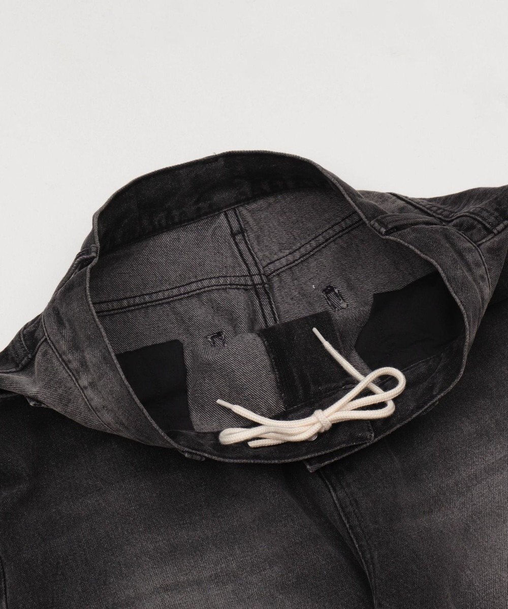 WEGO 【S～Lサイズ展開/ウエスト調整可】パラシュートデニムパンツ 