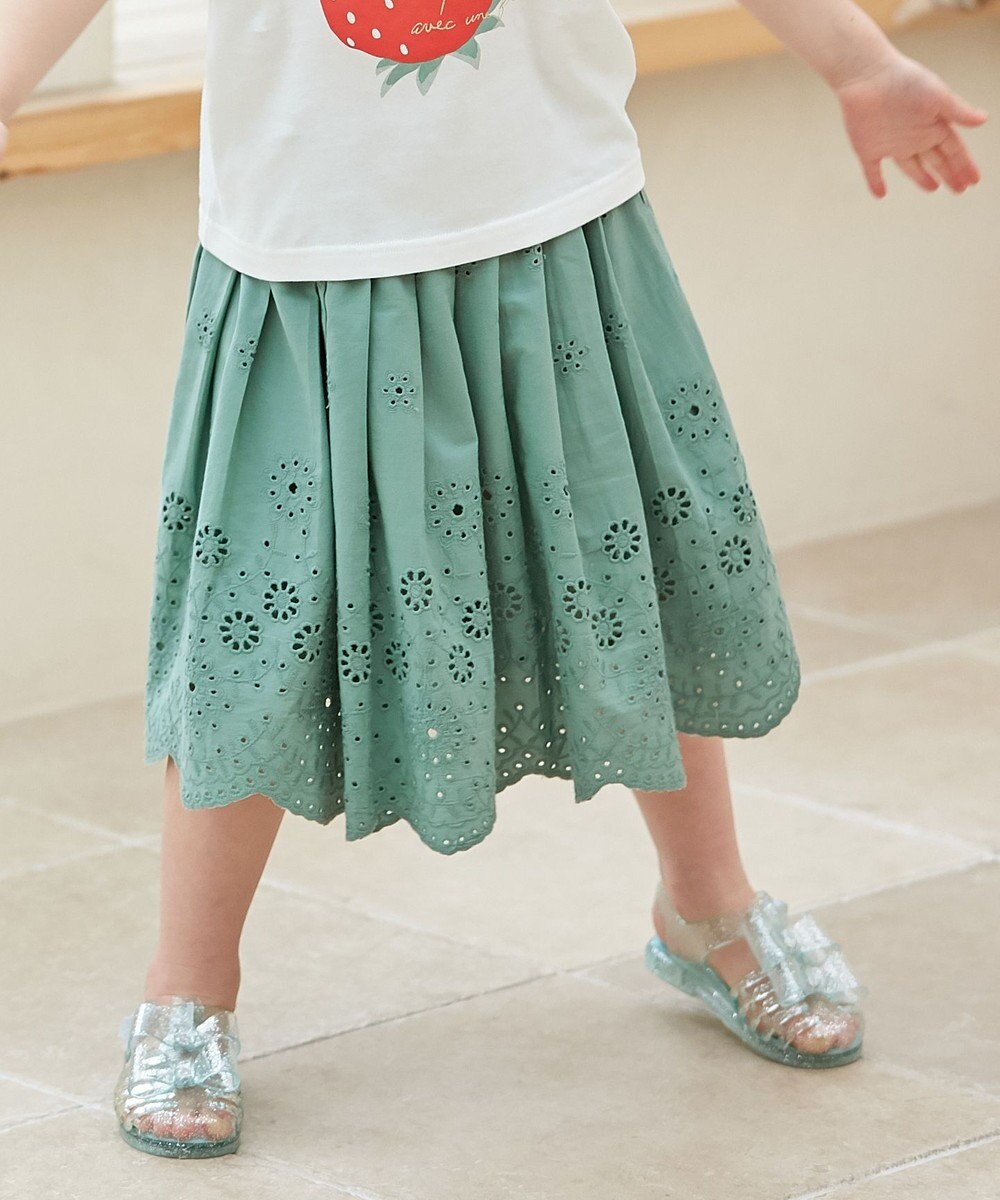 裾 刺繍 スカート / any FAM KIDS | ファッション通販 【公式通販