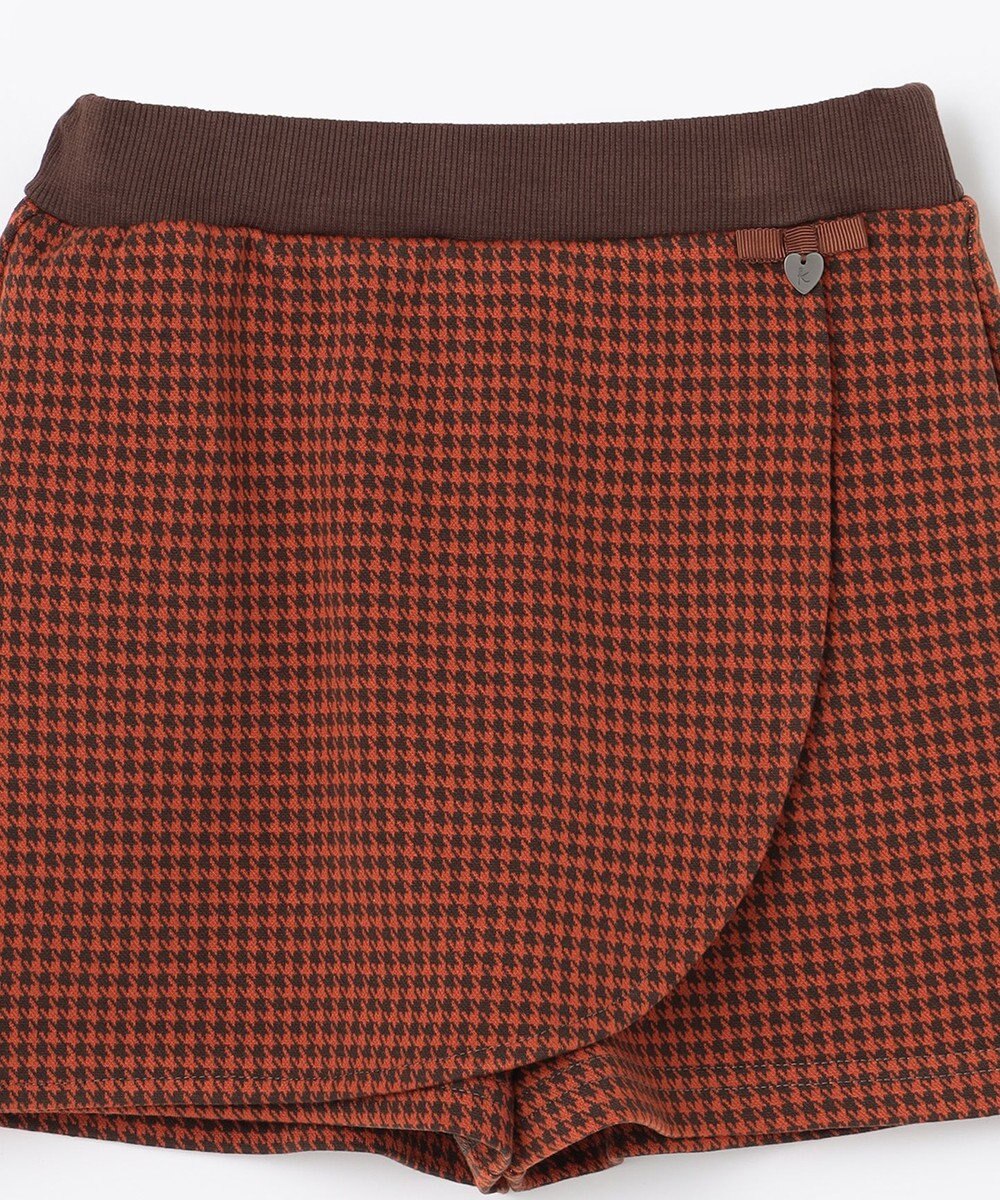 組曲 KIDS 【110-140㎝】ハウンドトゥースラップ キュロット 