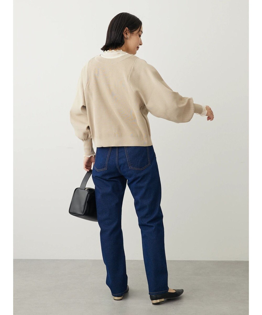 Green Parks ・ｆｕｒｒｙ　ｒａｔｅ２ｗａｙかる~いニットカーデ 