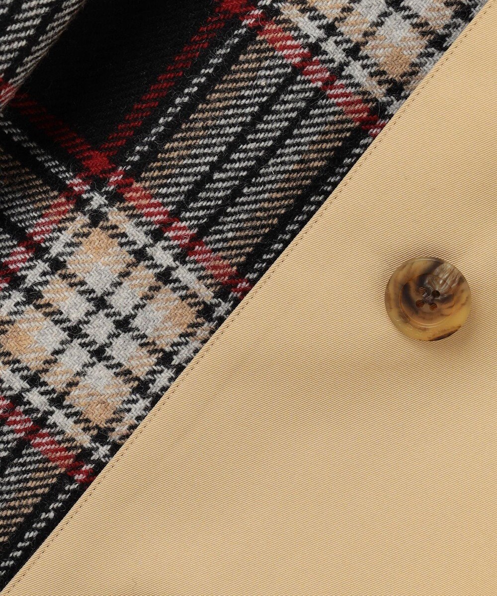 J.PRESS LADIES L コンパクトギャバ ステンカラーコート 