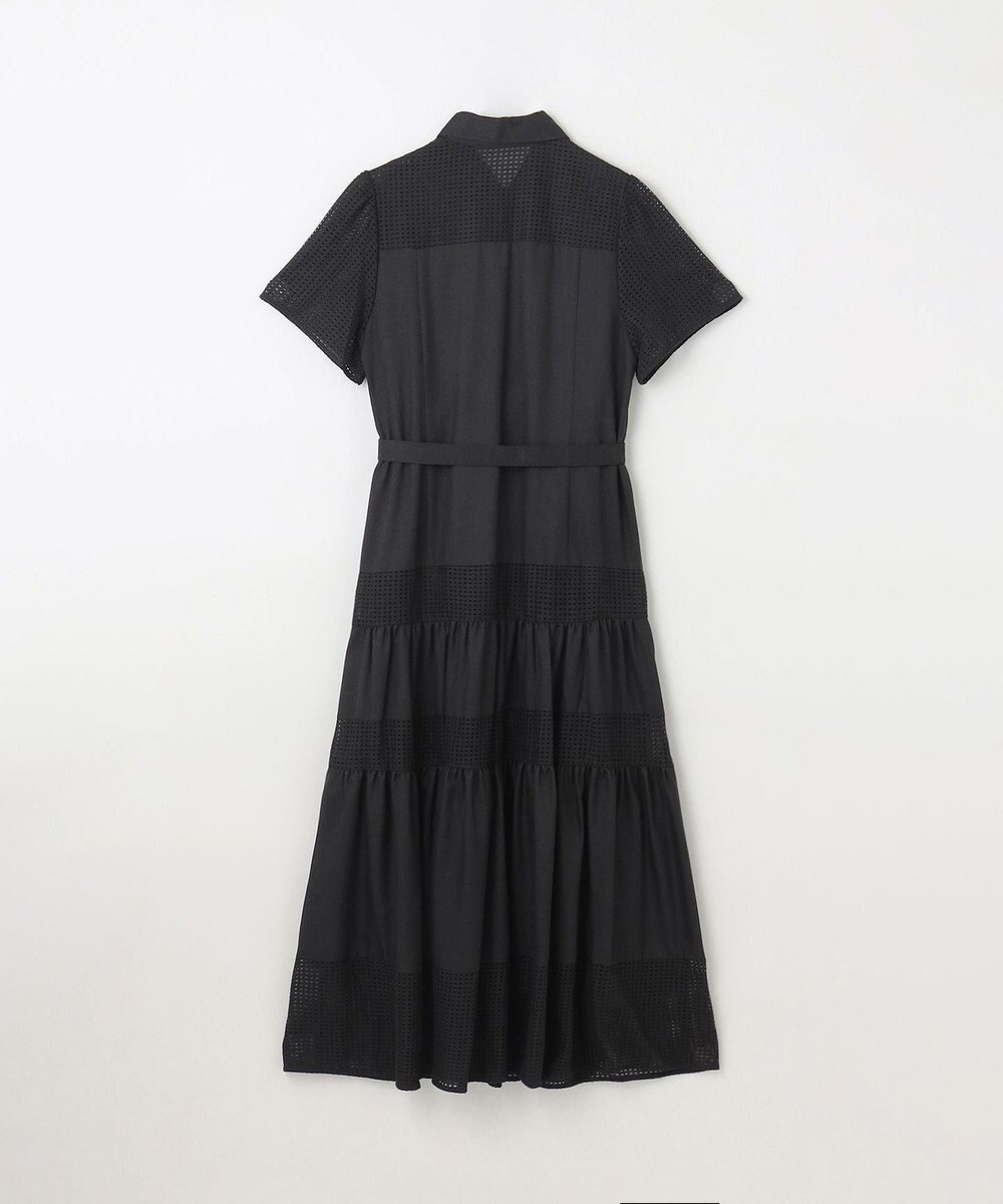 GRACE CONTINENTAL メッシュコンビシャツワンピース 