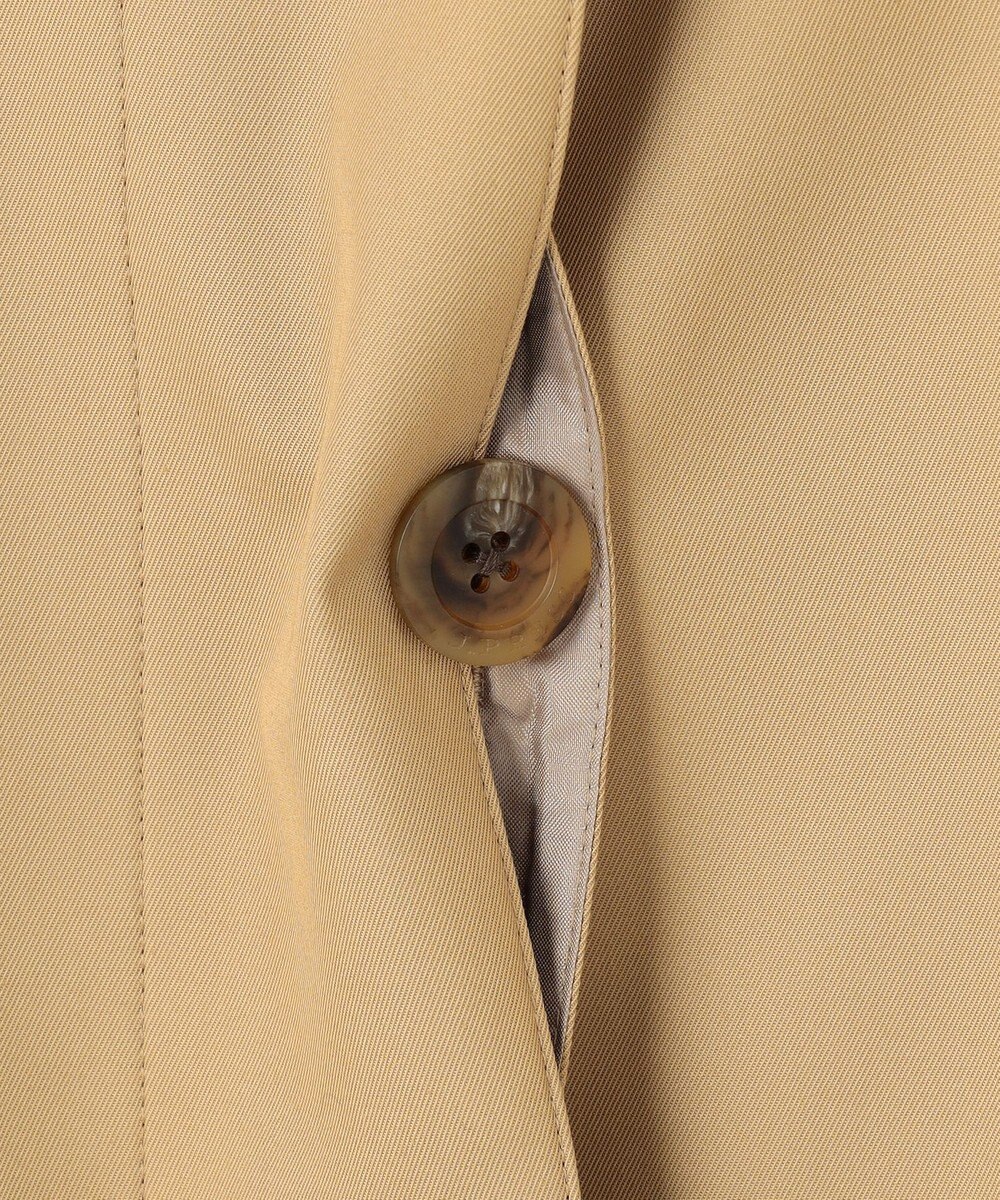 J.PRESS LADIES L コンパクトギャバ ステンカラーコート 