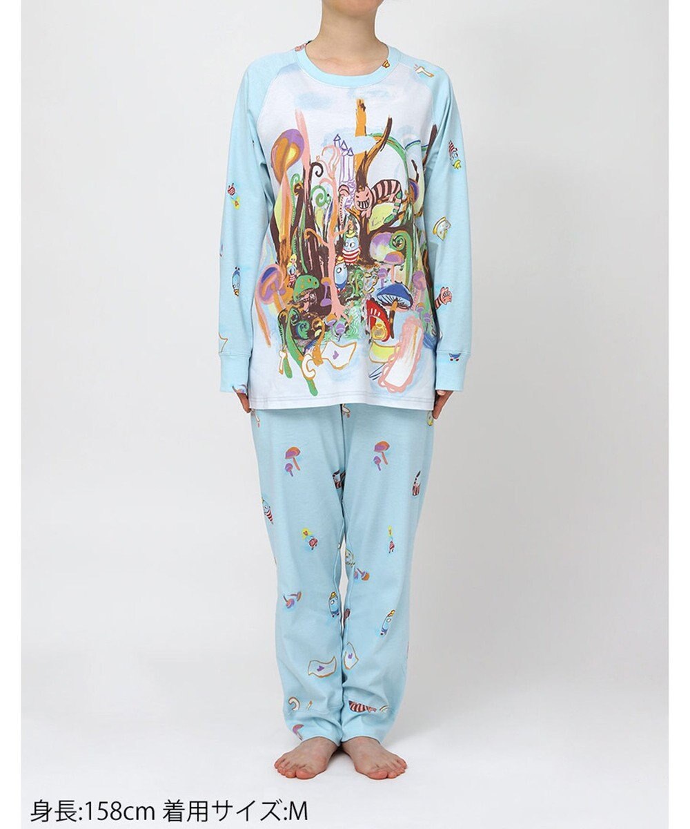 tsumori chisato SLEEP ツモリチサト パジャマ 綿100%(本体) スムース素材 長袖 長ズボン レディース UDX590 /ワコール 