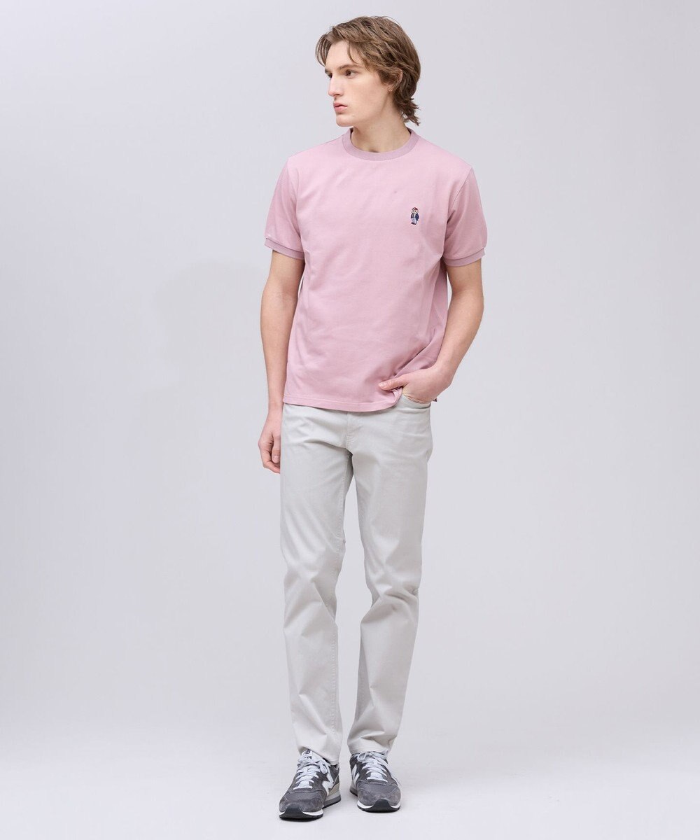 J.PRESS MEN 【ストレッチ】コンパクトピケストレッチ５ポケット パンツ 