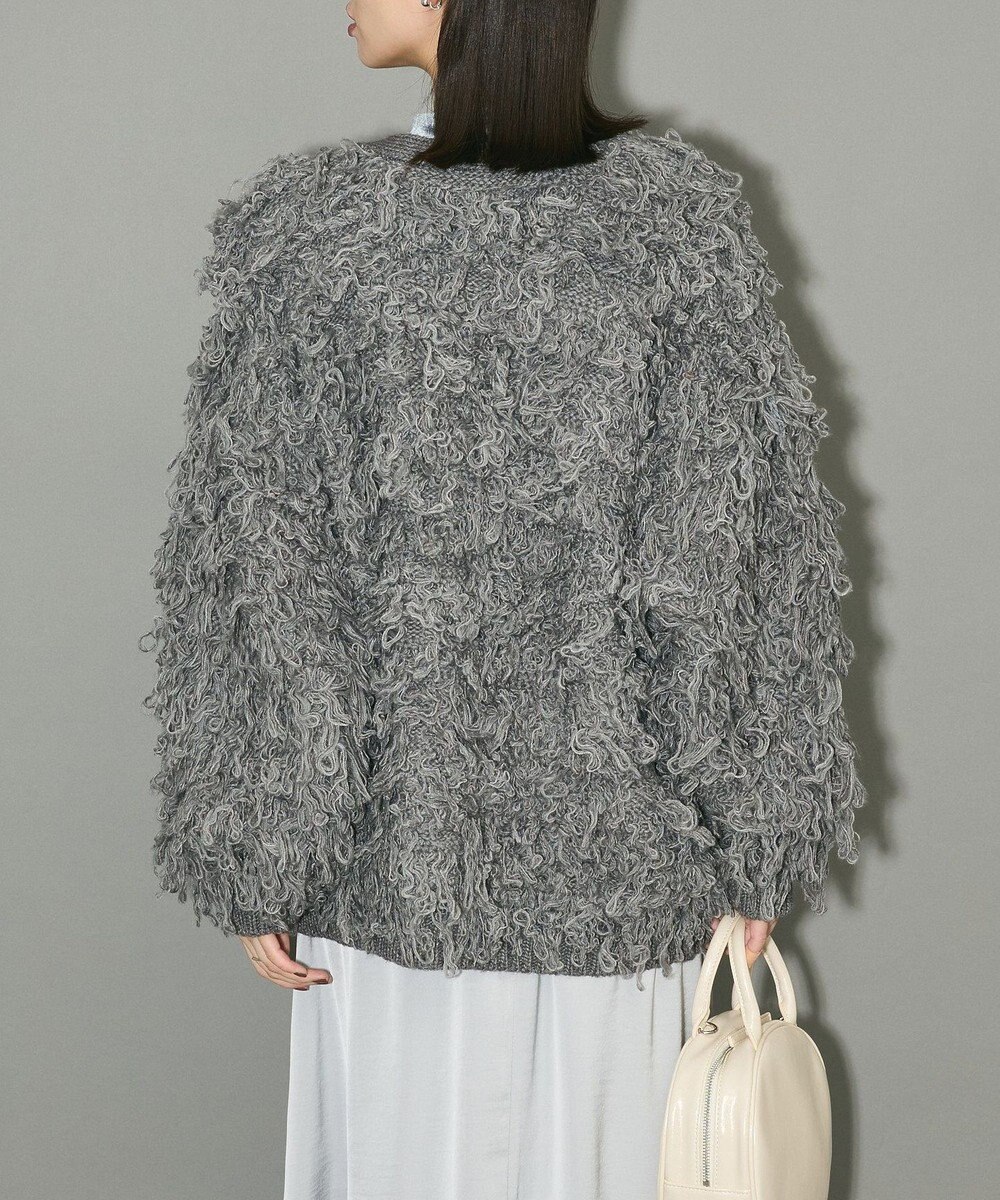 Green Parks フリンジニットカーディガン 