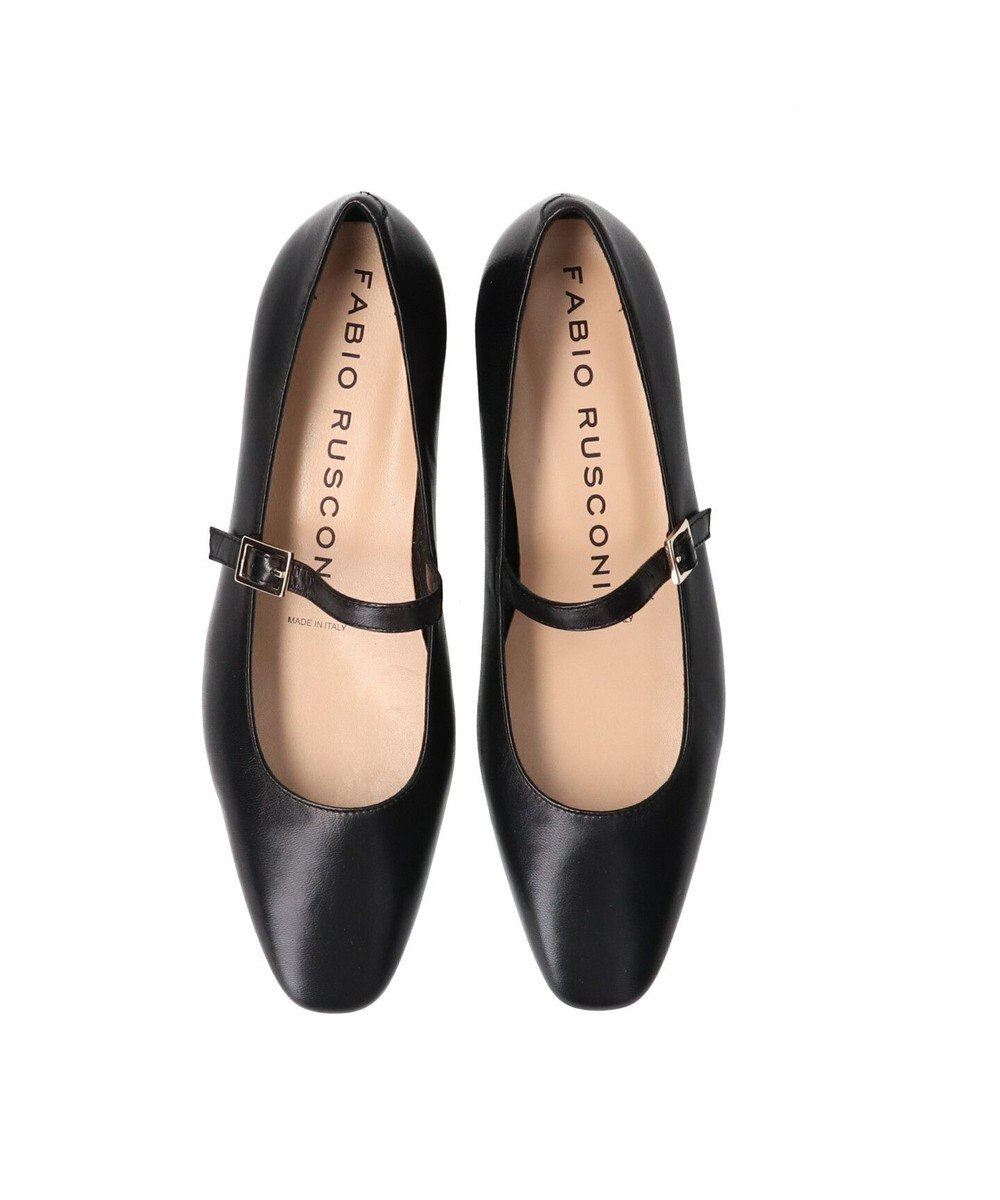 INTER-CHAUSSURES 【FABIO RUSCONI】スクエアトウワンストラップパンプス 