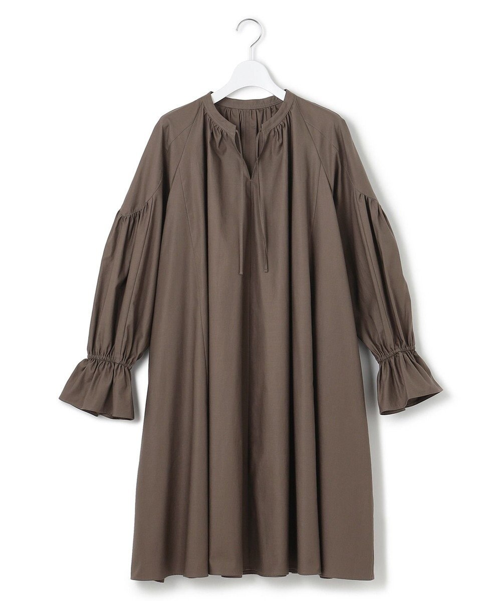 23区 【SLOW/一部店舗限定】ウォッシュドコットンストレッチ ワンピース 