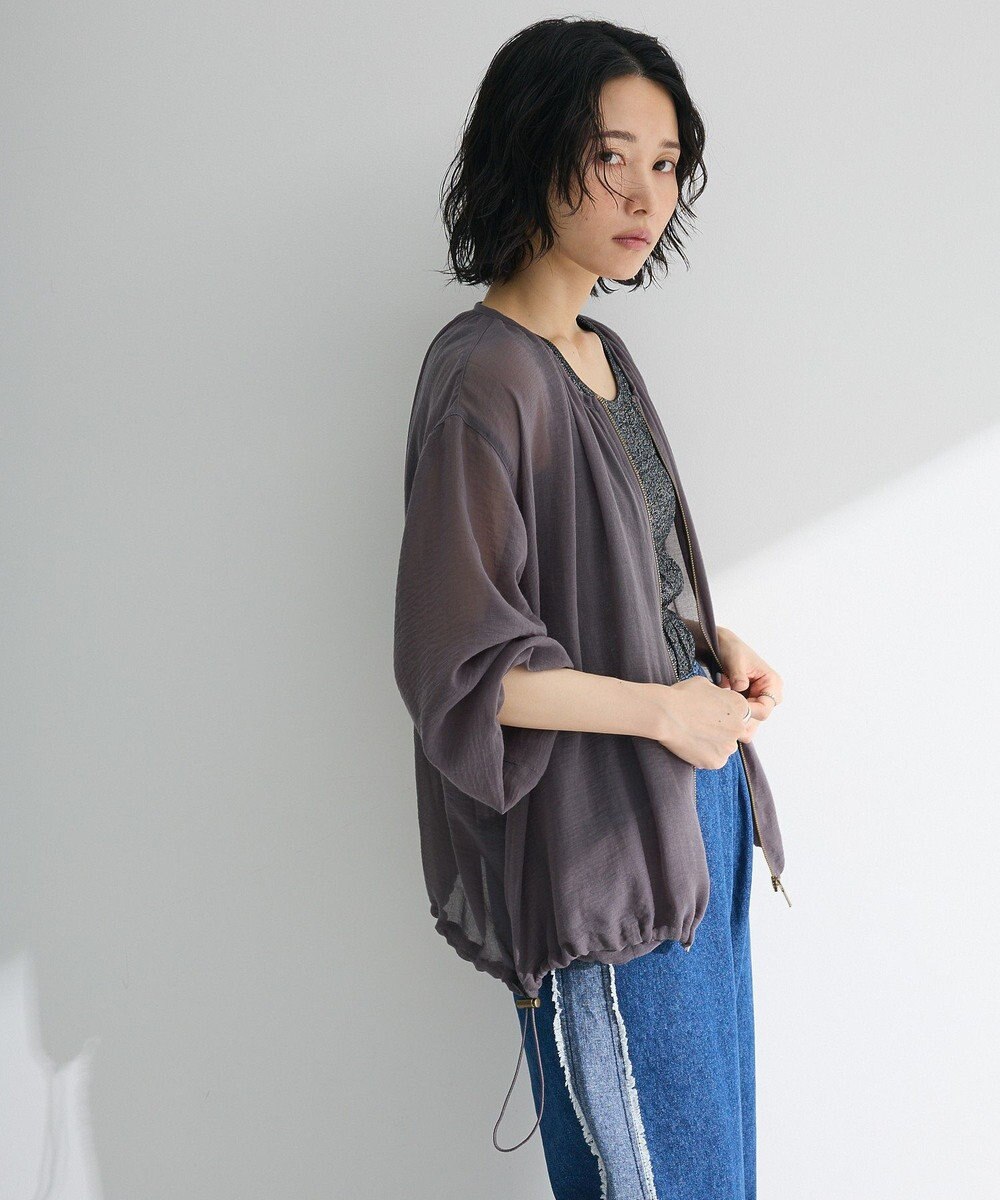 Green Parks イージーケアシアーボイルシャツブルゾン 