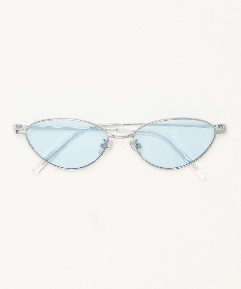 WEGO メタルフレームキャットアイカラーレンズアイウェア 