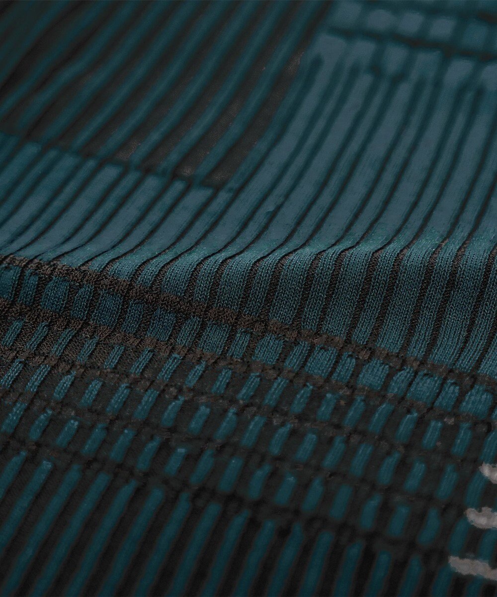 COQ CONCORD カラーブロックリブニット 