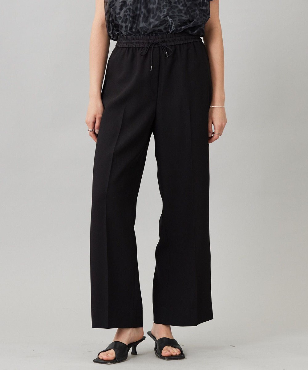 ICB L 【新色追加・UVケア・接触冷感・速乾・防シワ・洗える】 FluidBackSatin  ワイドパンツ 