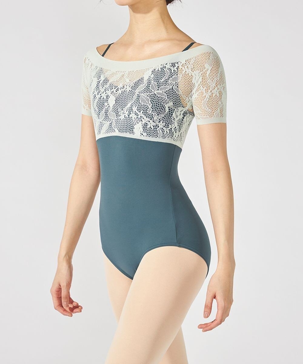 Chacott ハーフスリーブレオタード 