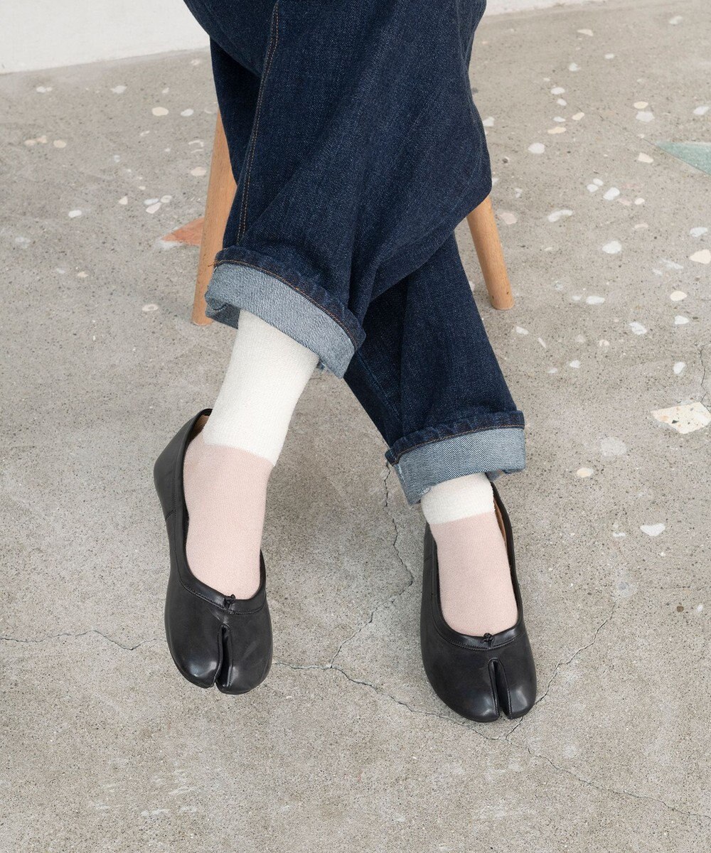 TRICOTE ベロアラメタビソックス 