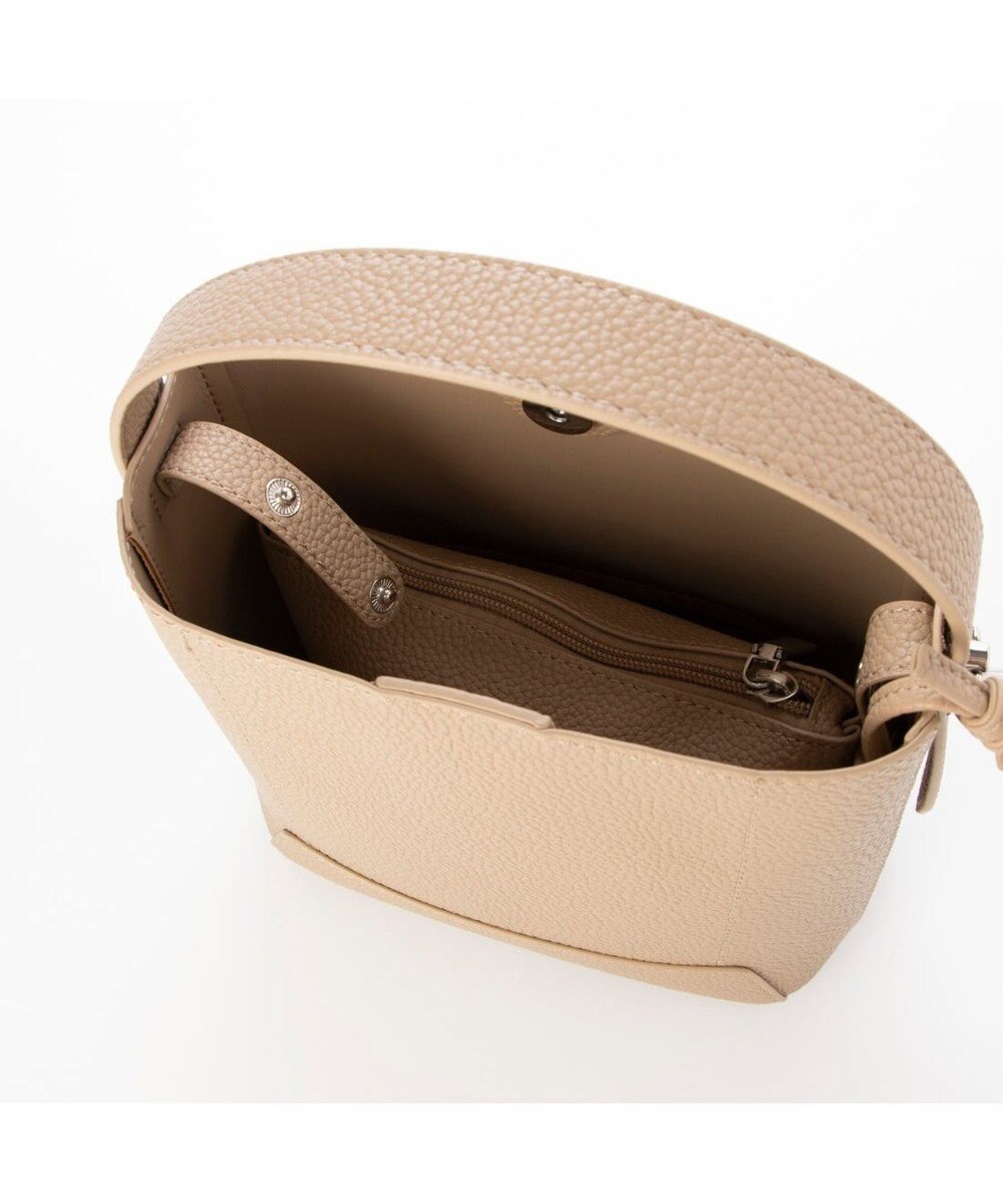 UNBILLION カシュカシュ cachecache / シボ合皮ミニバゲットバッグ 