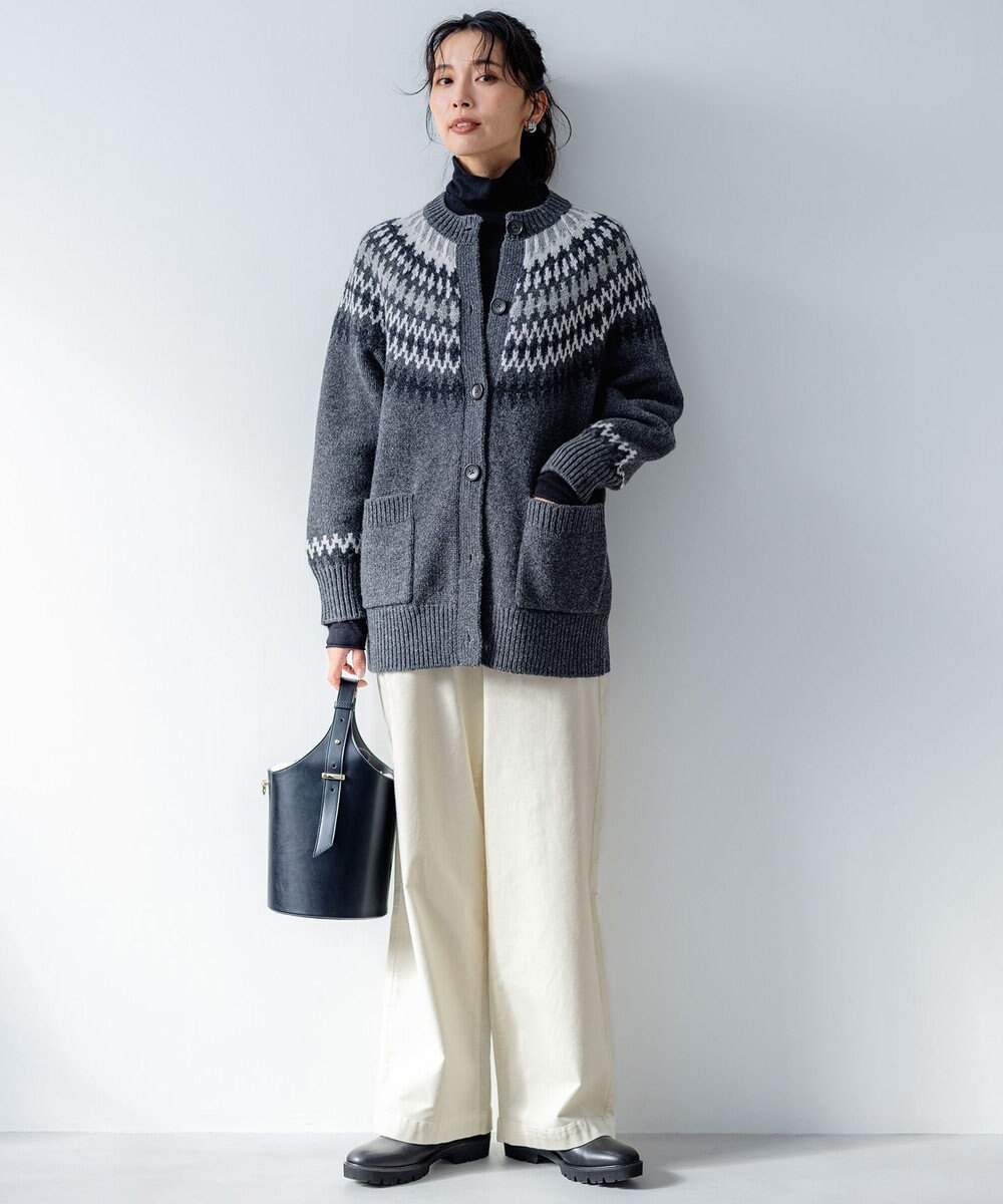 23区 【洗える】スムージーコットン シアー ニット 