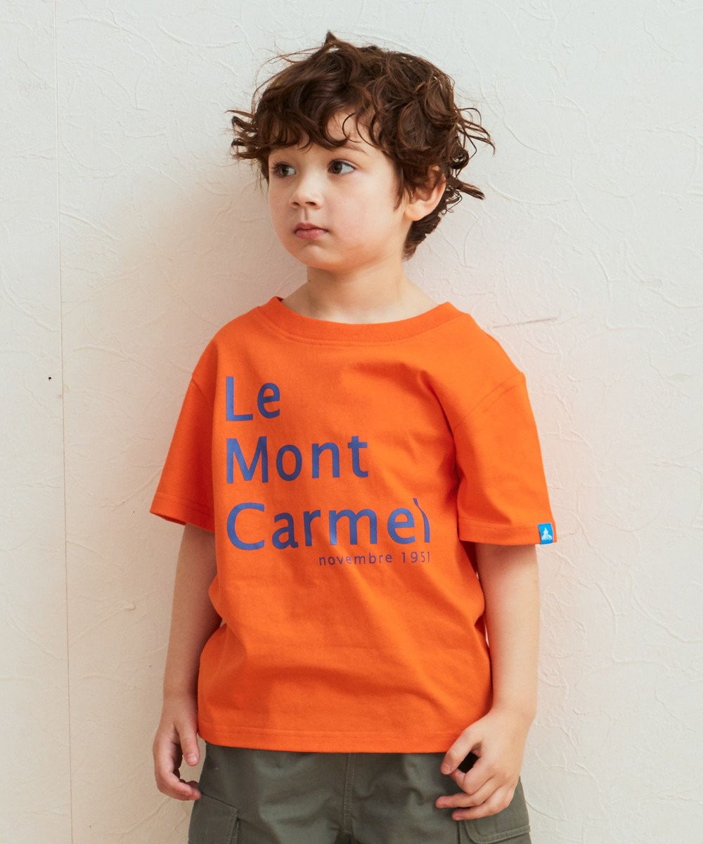SHARE PARK MENS 【KIDS】UVカット クラシックロゴTシャツ オレンジ