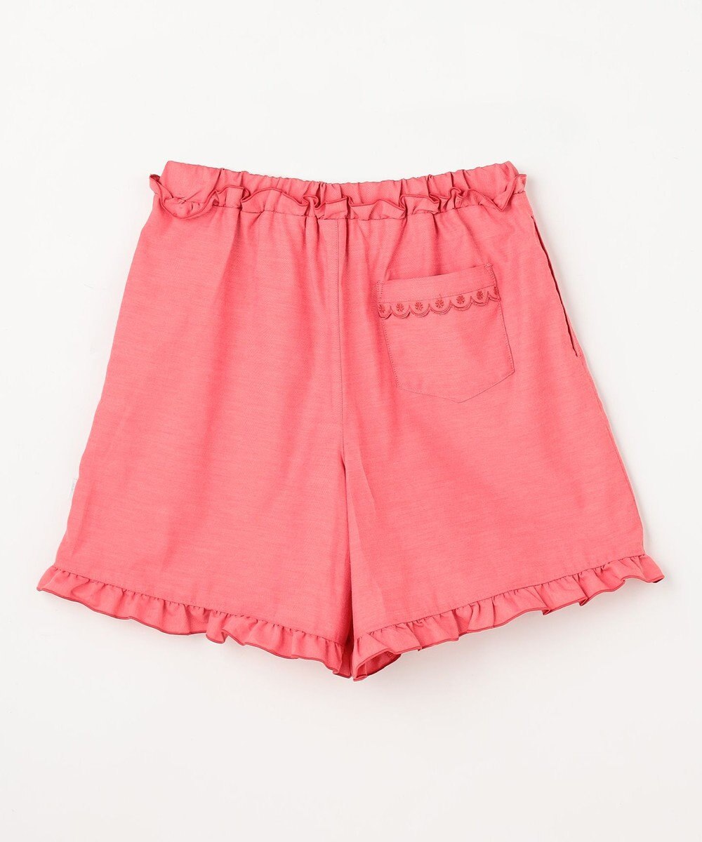 組曲 KIDS 【150-160㎝】 フリルヘムショートパンツ 